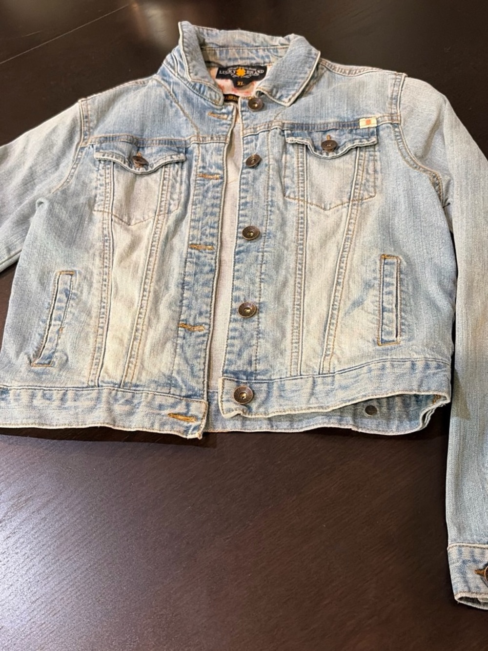 Lucky Brand Light Blue Kids Denim Jacket